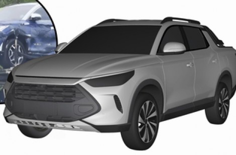 Xe bán tải mới của BYD lộ diện