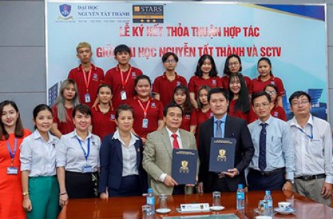 ĐH Nguyễn Tất Thành ký kết hợp tác cùng Truyền hình cáp SCTV