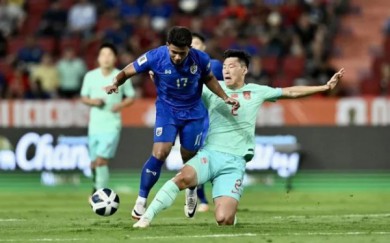 ĐT Thái Lan thua ngược ĐT Trung Quốc trận ra quân vòng loại World Cup 2026