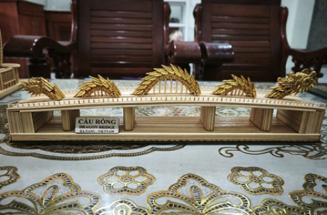 Đẹp ngỡ ngàng mô hình bằng tăm tre