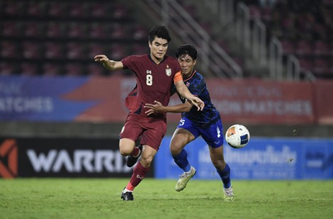 Đội tuyển Thái Lan bất ngờ bị Lào cầm chân sau 14 năm: Siêu phẩm xuất hiện